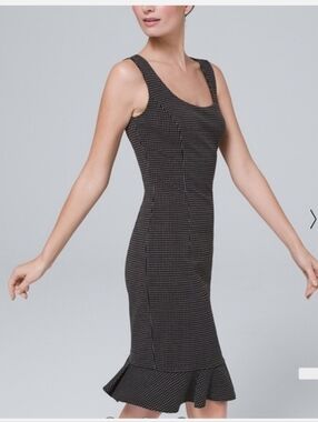 White House Black Market body perfecting Suiting Sheath Dress Size 4 NEW